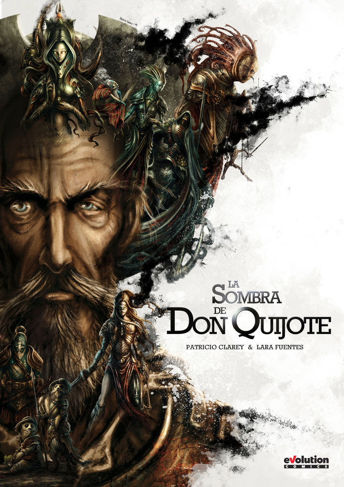 LA SOMBRA DE DON QUIJOTE (COMIC), de FUENTES#CLAREY | portada del libro