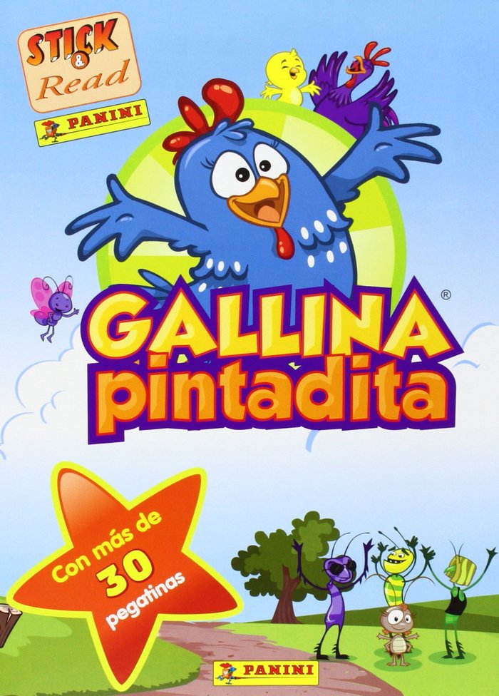 Gallina pintadita stick&read | portada del libro