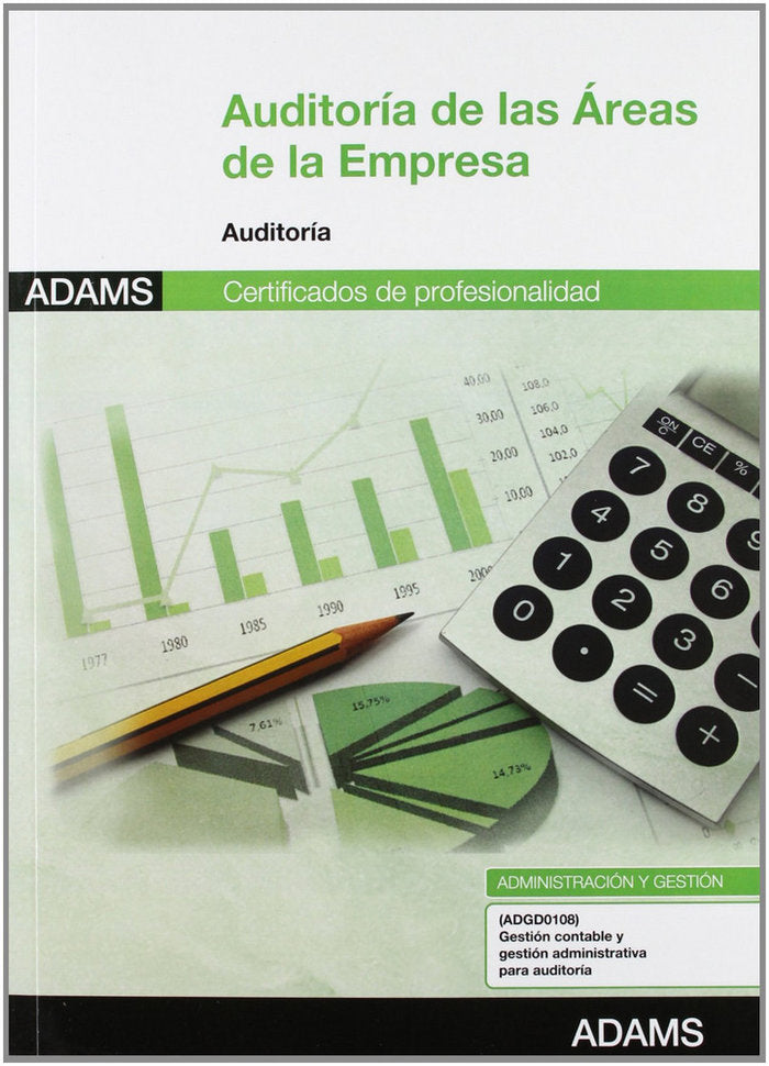 Auditoría de las áreas de la empresa | portada del libro