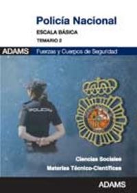 Policía Nacional. Temario 2, de Varios autores | portada del libro