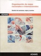 Organización de viajes nacionales e internacionales, de Varios autores | portada del libro