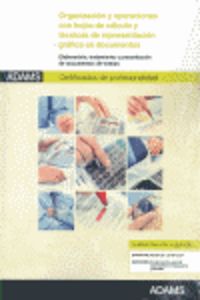 Organización y operaciones con hojas de cálculo y técnicas de representación gráfica en documentos | portada del libro