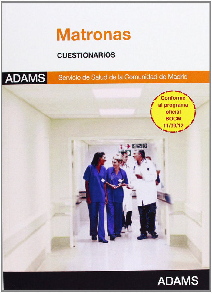 Matronas, Servicio Madrileño de Salud. Cuestionario | portada del libro