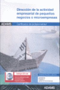 Dirección de la actividad empresarial de pequeños negocios o microempresas, de Obra colectiva | portada del libro