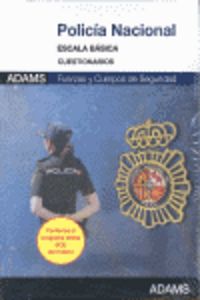 Policía Nacional, escala básica. Cuestionario | portada del libro