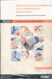 Elaboración de documentación socio-profesional en lengua inglesa | portada del libro
