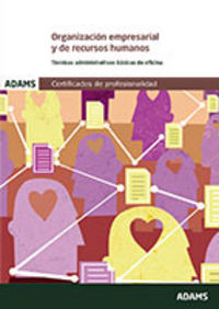Organización empresarial y de recursos humanos | portada del libro