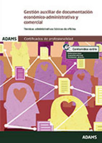 Gestión auxiliar de la documentación económico-administrativa y comercial | portada del libro