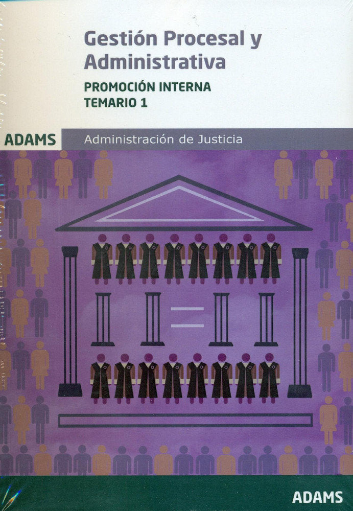 Gestión procesal y administrativa, promoción interna. Temario 1, de Varios autores | portada del libro