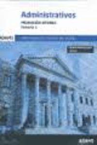 Temario 1 de Administrativos de la Administración del Estado, promoción interna, de Obra colectiva | portada del libro