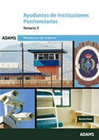 Temario 2 de Ayudantes de Instituciones Penitenciarias, de Obra colectiva | portada del libro