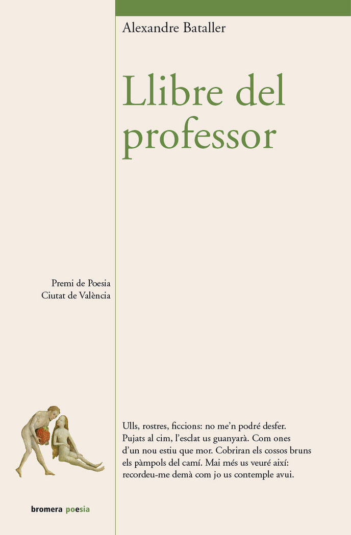 Llibre del professor, de Bataller Català, Alexandre | portada del libro