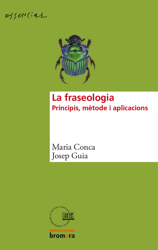 La fraseologia. Principis, mètode i aplicacions, de Conca Martínez, Maria | portada del libro
