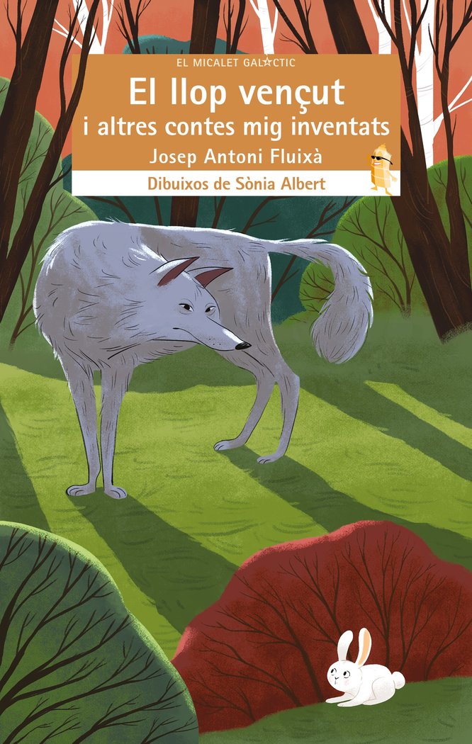 El llop vençut i altres contes mig inventats, de Josep Antoni Fluixà | portada del libro