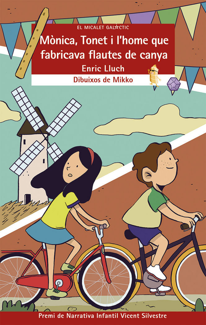 Mònica, Tonet i l'home que fabricava flautes de canya, de Enric Lluch | portada del libro