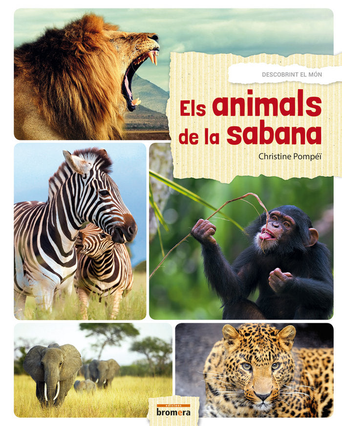 Els animals de la sabana, de Pompéï, Christine | portada del libro