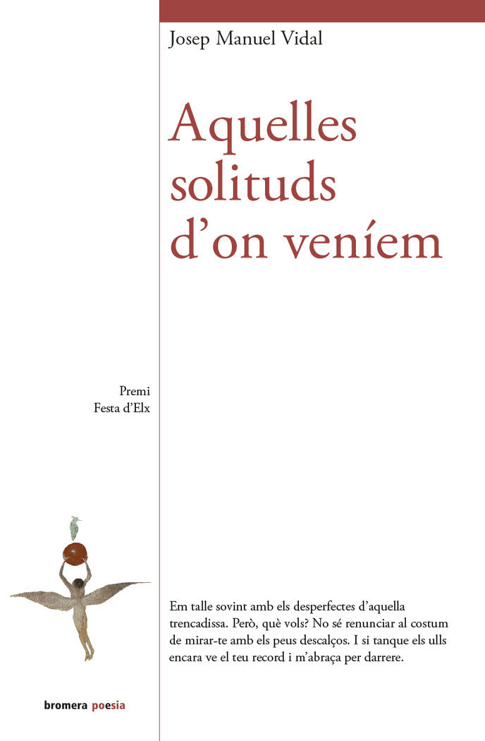 Aquelles solituds d'on veníem, de Vidal i Juan, Josep Manel | portada del libro