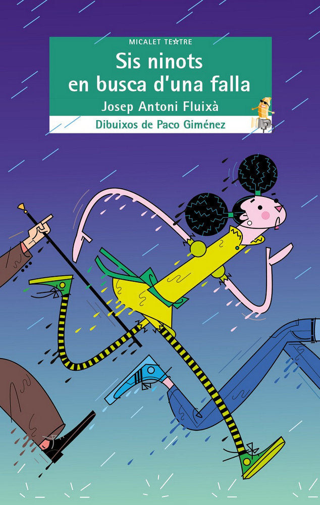 Sis ninots en busca d'una falla, de Josep Antoni Fluixà | portada del libro