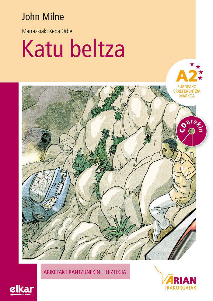 Katu beltza (+CDa), de Milne | portada del libro