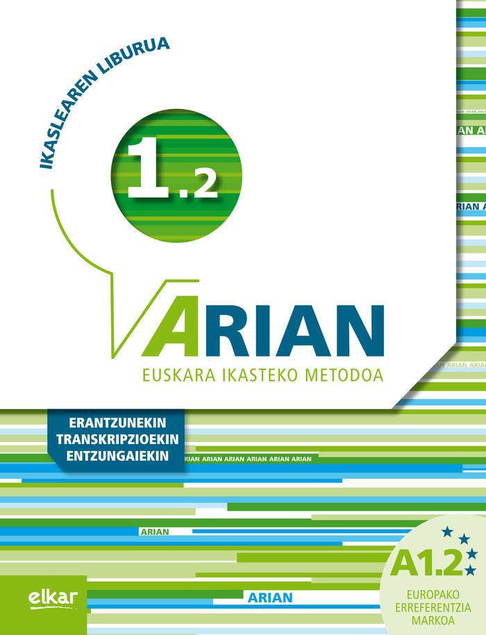 Arian A1.2 Ikaslearen liburua, de Batzuen artean | portada del libro
