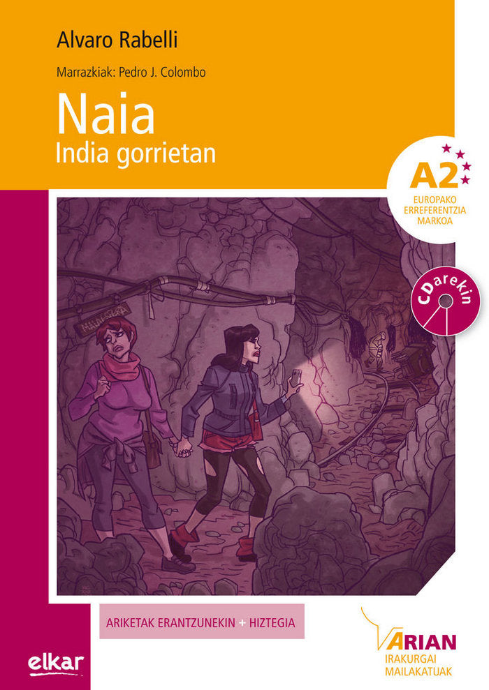 Naia india gorrietan (+ CDa), de Rabelli Yanguas, Alvaro | portada del libro