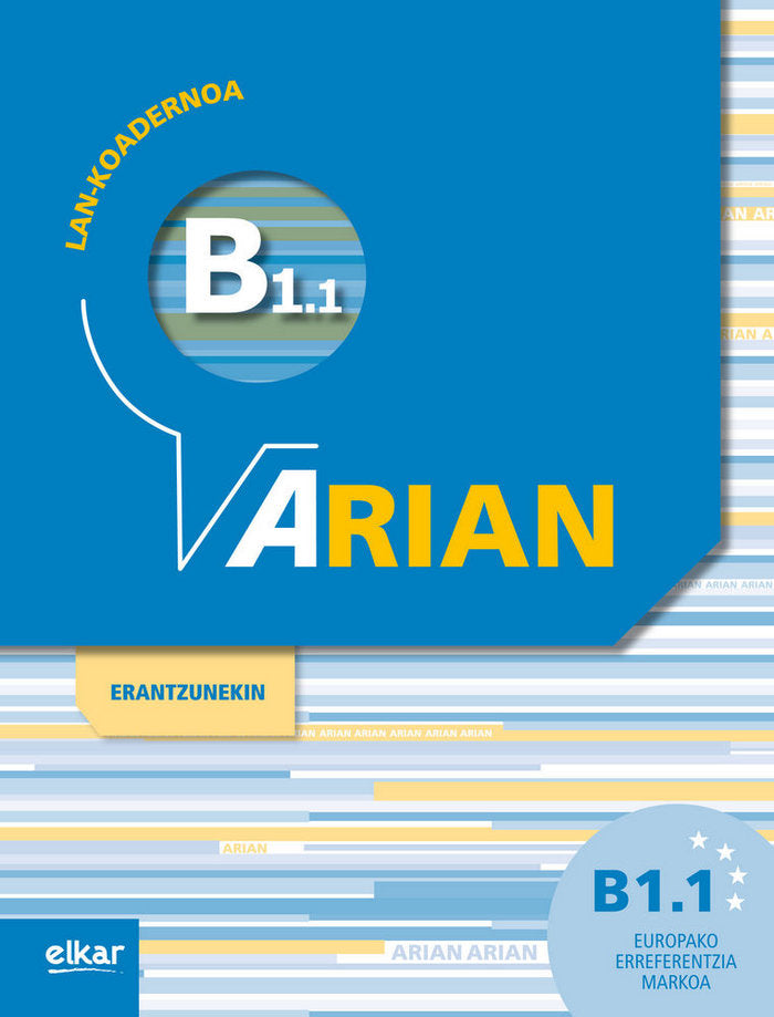 Arian B1.1. Lan-koadernoa, de Batzuen artean | portada del libro