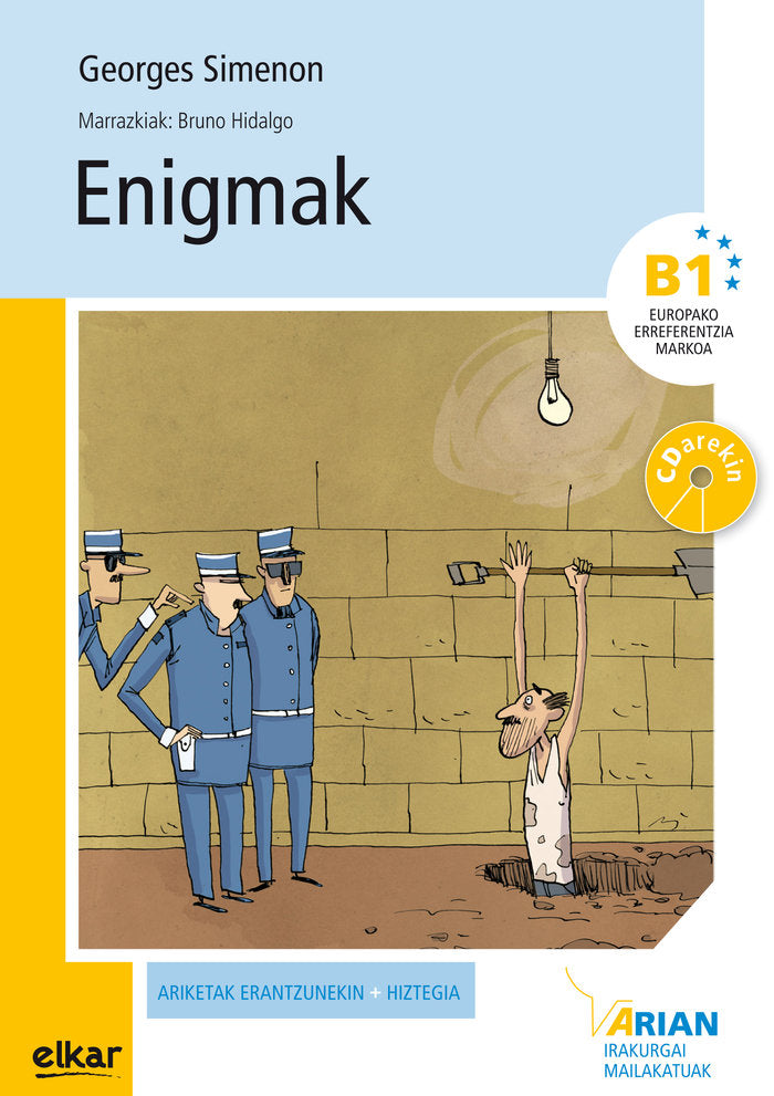 Enigmak (+CD audioa), de Simeon, Georges | portada del libro