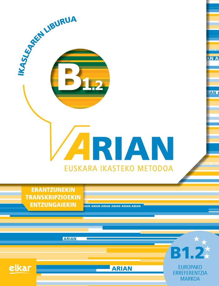 Arian B1.2 Ikaslearen liburua (+CD audioa) (+transkripzioak) | portada del libro