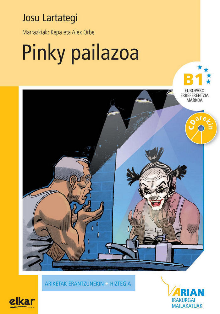 Arian B1. Irakurgaiak 15. Pinky pailazoa + CD, de Lartategi Yustos, Josu | portada del libro