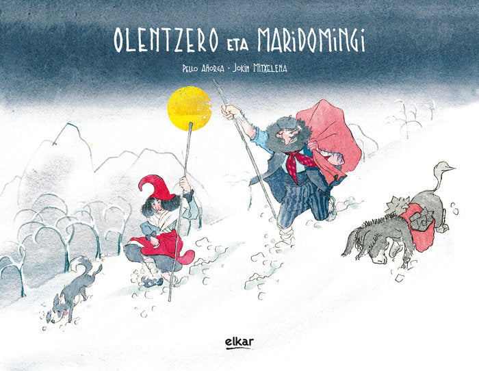 Olentzero eta Maridomingi, de Añorga Lopez, Pello | portada del libro