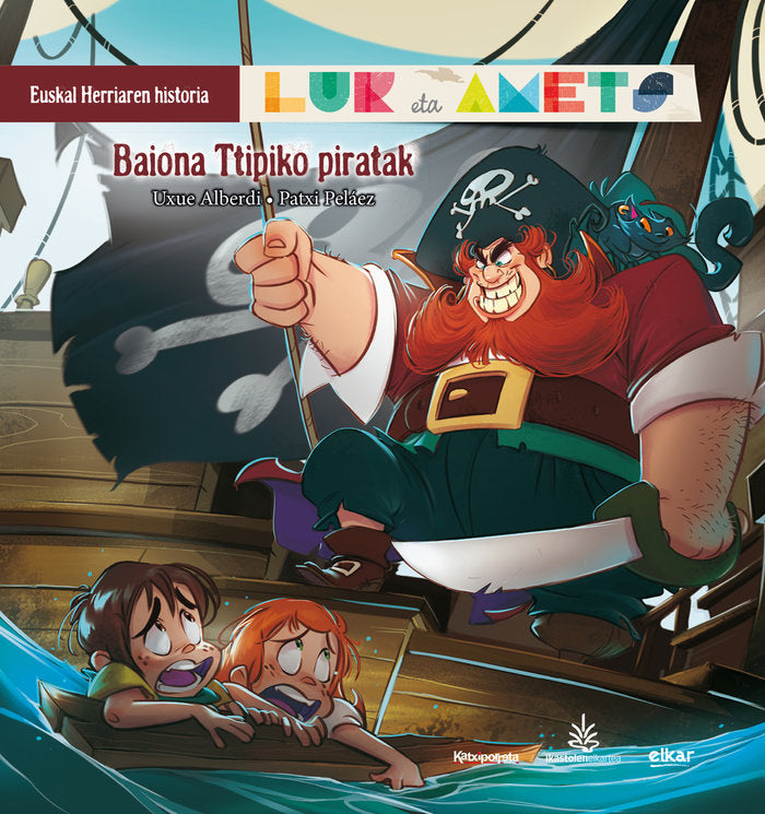 Baiona Ttipiko piratak, de Alberdi Estibaritz, Uxue | portada del libro