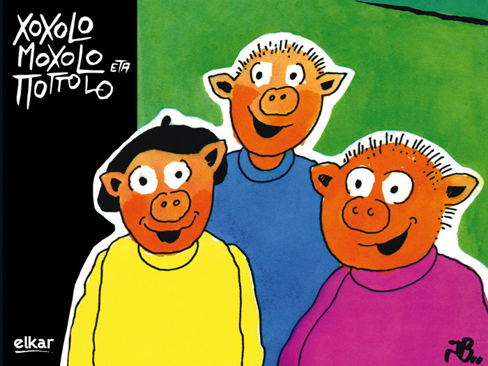 Xoxolo Moxolo eta Ttottolo, de Lantzari, Gexan | portada del libro