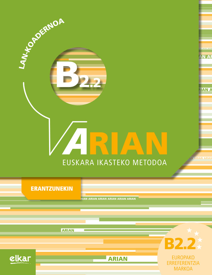 Arian B2.2 Lan-koadernoa, de Batzuen artean | portada del libro