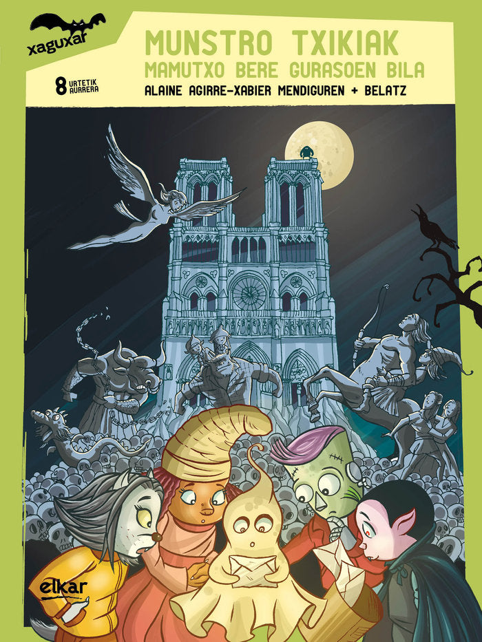 Munstro Txikiak. Mamutxo bere gurasoen bila, de Agirre Garmendia, Alaine | portada del libro