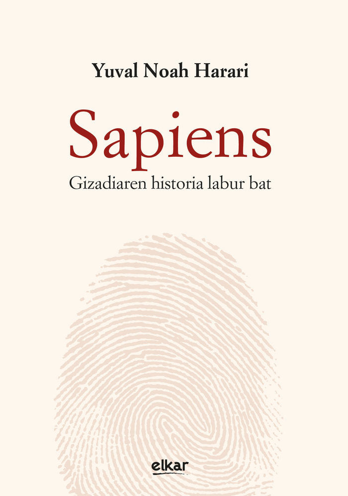 Sapiens, de Noah Harari, Yuval | portada del libro