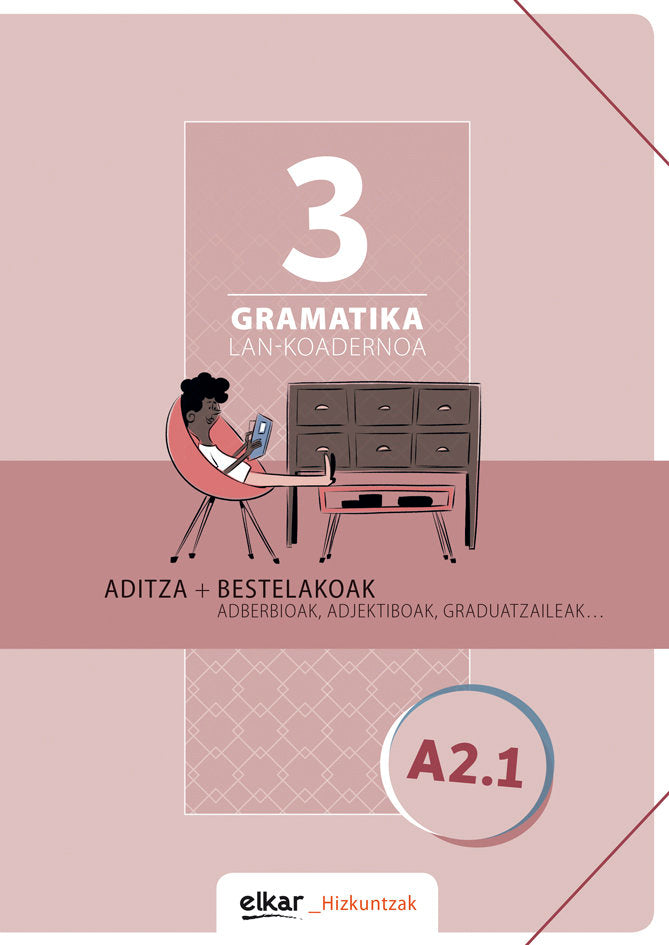 Gramatika. Lan-koadernoa 3 (A2-1), de Varios autores | portada del libro