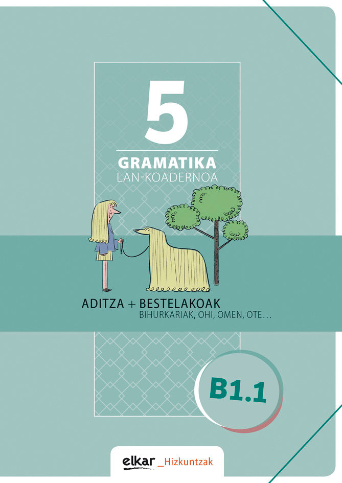 Gramatika. Lan-koadernoa 5 (B1-1), de Varios autores | portada del libro