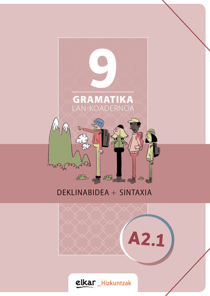 Gramatika. Lan-koadernoa 9 (A2.1), de Varios autores | portada del libro