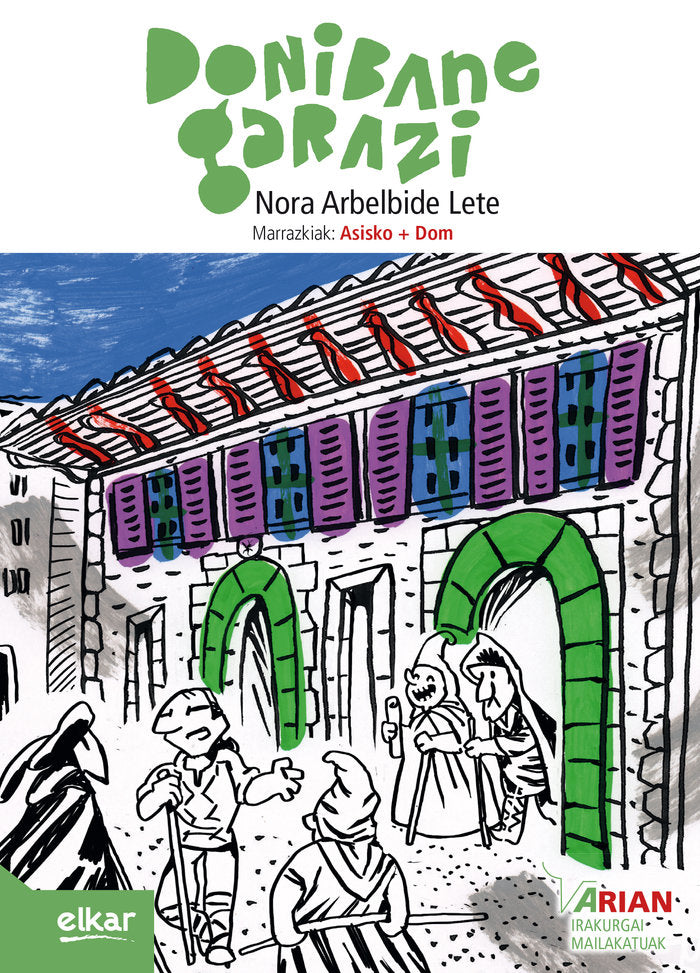 Donibane Garazi (+ CD audioa), de Arbelbide Lete, Nora | portada del libro