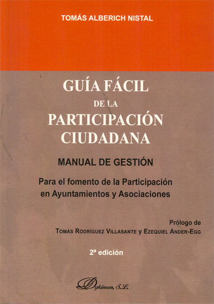 Guía fácil de la participación ciudadana, de Alberich Nistal, Tomás | portada del libro