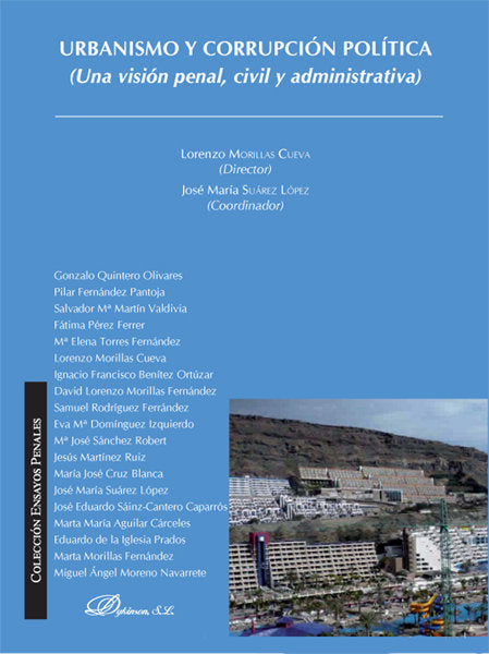 Urbanismo y corrupción política, de Morillas Cueva [et al.], Lorenzo | portada del libro