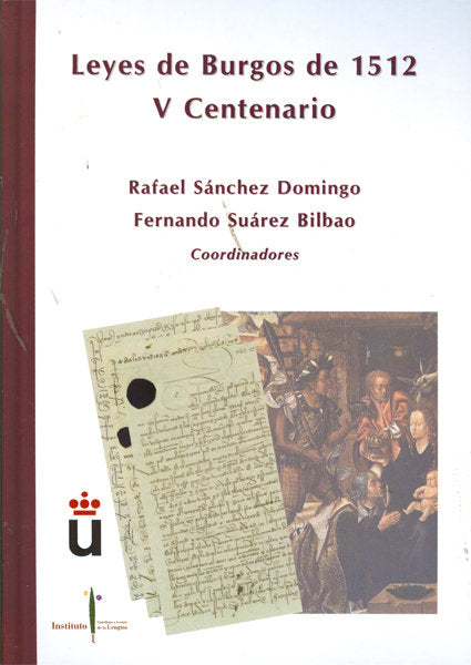 Las Leyes de Burgos de 1512, de Sánchez Domingo [et al.], Rafael | portada del libro