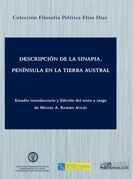 Descripción de la sinapia, península en la tierra austral, de Ramiro Avilés, Miguel Ángel | portada del libro