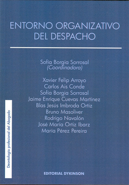 Entorno organizativo del despacho, de Borgia Sorrosal [et al.], Sofía | portada del libro