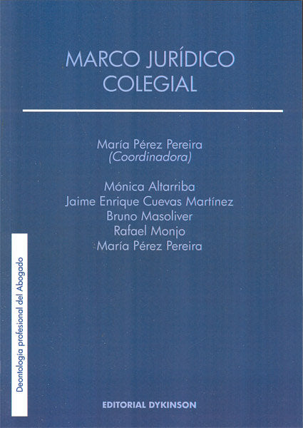 Marco Jurídico Colegial, de Pérez Pereira [et al.], María | portada del libro