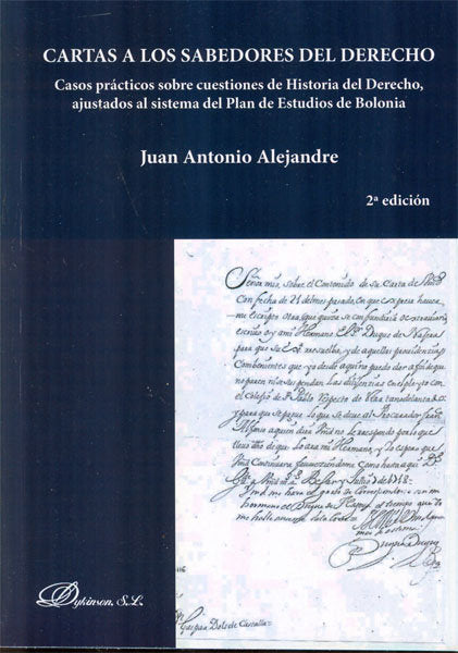 Cartas a los sabedores del derecho, de Alejandre García, Juan Antonio | portada del libro
