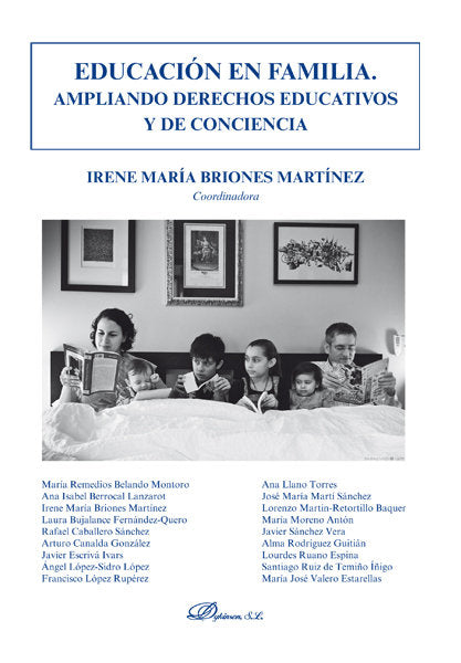 Educación en familia. Ampliando derechos educativos y de conciencia, de Briones Martínez, Irene María | portada del libro