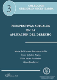 Perspectivas actuales en la aplicación del derecho, de Celador Angón, Óscar | portada del libro