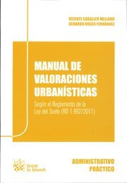 Manual de valoraciones urban¡sticas, de CABALLER MELLADO | portada del libro