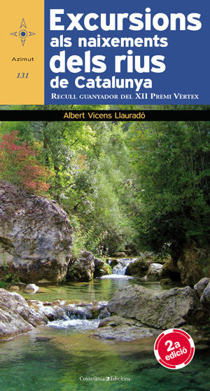 Excursions als naixements dels rius de Catalunya, de Vicens Llauradó, Albert | portada del libro